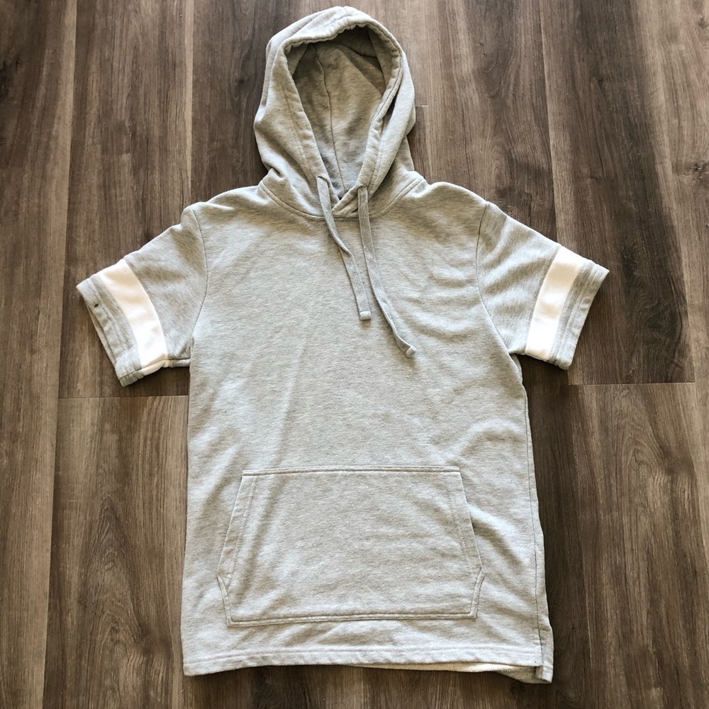 Mens Short Sleeve Hoodie